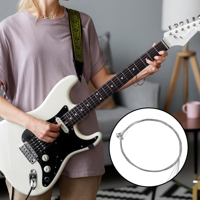 Zelphvt 18 PCS Guitar Strings Electric, 3 Full Sets with Stainless Steel Core Guitar Electric 6 String Set Including E-1st B-2nd G-3rd D-4th A-5th E-6th - Image 4