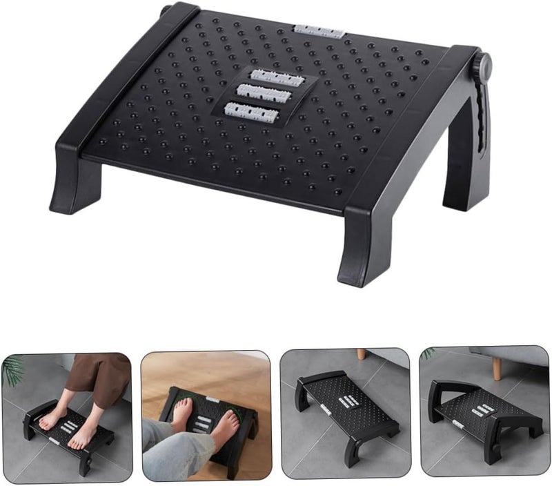 Adjustable Pedicure Foot Stool Massage Footrest for Home Salon Use Ergonomic Design for Comfort and Support Under Desk - Image 3