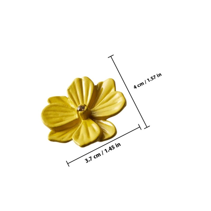 Vintage Floral Cabinet Knobs Zinc Alloy 3PCS Set for Kitchen Bathroom Drawers - Image 3