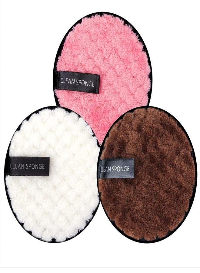 SUAKE Reusable Makeup Remover Pads - Soft & Washable Cotton Pads for Face & Eye Makeup Removal - Eco-Friendly, Gentle on Oily, Dry & Sensitive Skin (Multicolor, Pack of 3) - Image 1