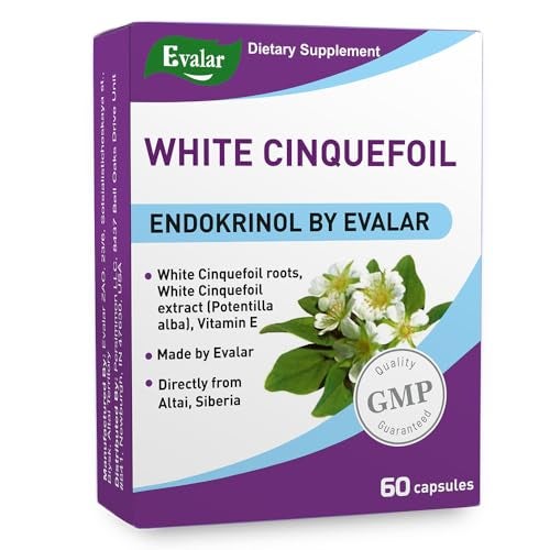 Evalar White Cinquefoil Potentilla Endokrinol Herb 60 Caps Altai Siberia - Image 2