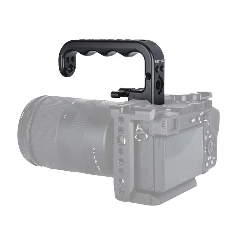 NICEYRIG مقبض ناتو سريع الإطلاق NICEYRIG، مقبض يد علوي مريح لكاميرا DSLR، مناسب لكاميرا السينما Red DSMC2 Kinefinity - 393 - Image 4