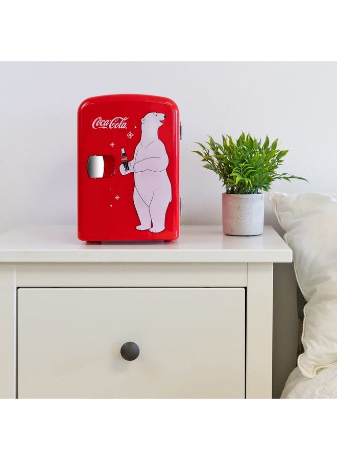 Coca-Cola Coca-Cola 12V Portable 4L Cooler/Warmer, AC/DC Powered, Power Cords Included, Compact Travel Speaker and Personal Mini-Fridge, Unique Gift for Music-Lovers  - Image 3