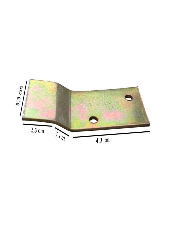 SAZIC Wall Fan Mounting Bracket Clamp Set Zinc Plated Metal Fan Holder for Wall Fan | Includes 1.5 Inch Screws & Nylon Wall Plugs | Easy Installation Fan Stand Support Bracket (Pack of 2) - Image 2