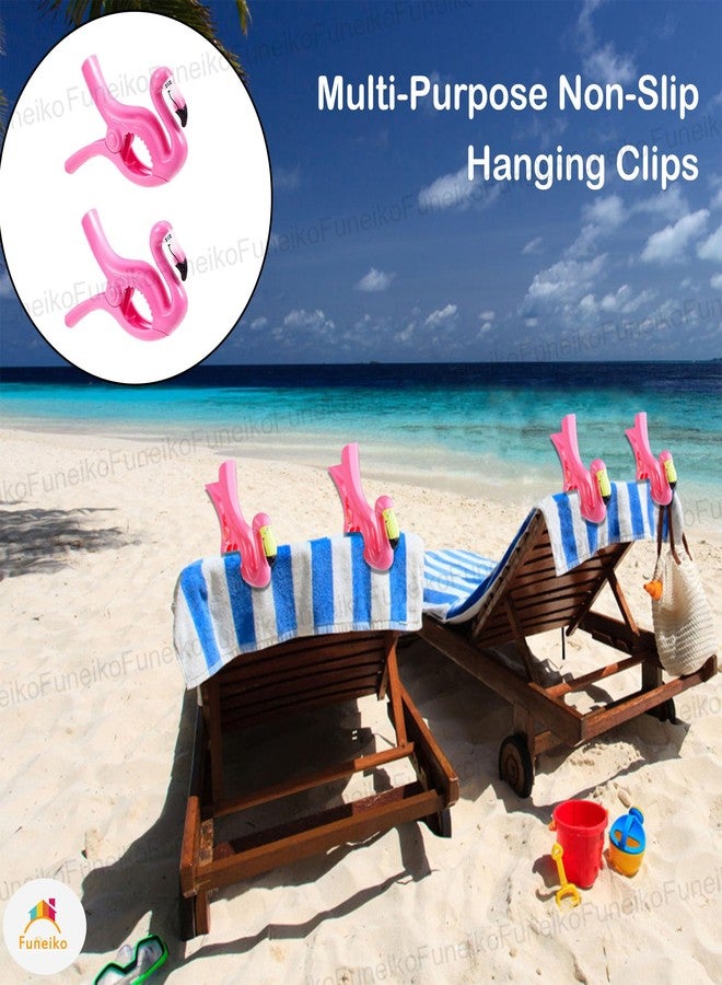 Funeiko Multi-Purpose Non-Slip Hanging Clips for Clothes Drying Clips for Towel Clips (Multicolor; 2 Unit) - Image 5