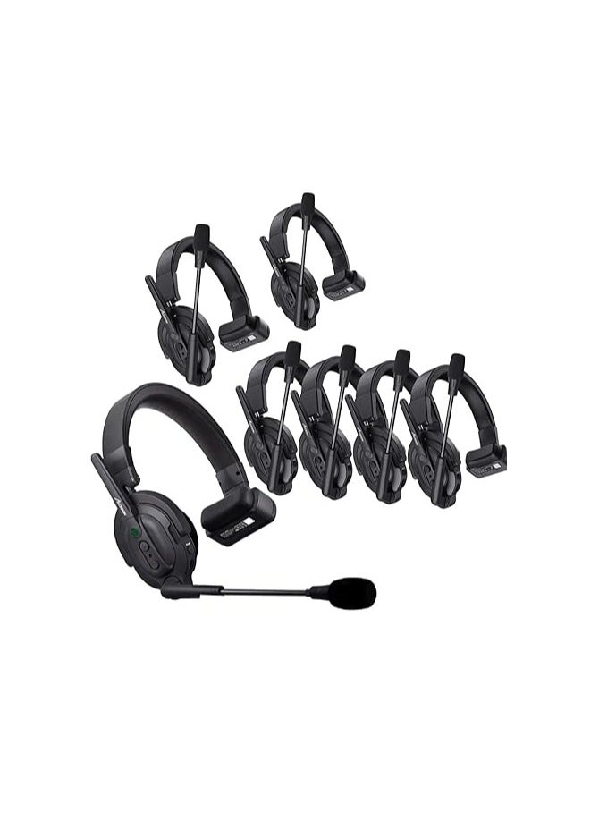 Accsoon - Accsoon Como MIC02-1H6R Wireless Headset Intercom System 7-Person Full Duplex 1312ft Team Communication Group Talk, Links up to 9-Person, 10+Hour Battery Life - Image 1