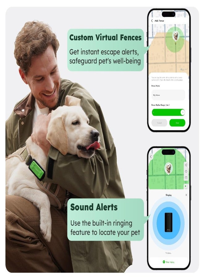 GlocalMe KeyTracker GPS Tracker for Dogs, Global Unlimited Range Pet Tracker with 6 Location Technologies for Real Time Tracking, GPS Dog Tracker with Global Network Service, Waterproof - Image 4