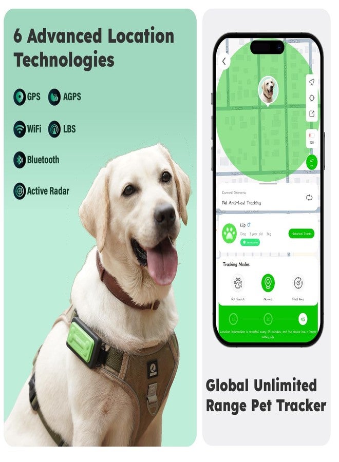 GlocalMe KeyTracker GPS Tracker for Dogs, Global Unlimited Range Pet Tracker with 6 Location Technologies for Real Time Tracking, GPS Dog Tracker with Global Network Service, Waterproof - Image 2