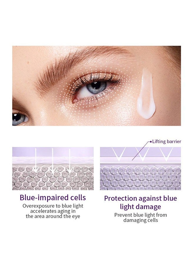 اوكيل كريم العين السريع المضاد للتجاعيد 20G ، كريم تجانس مضاد للتجاعيد ، تدليك العين ، وتخفيف الخطوط الدقيقة ، والحد من الهالات السوداء كريم العين ، وتشديد انتفاخ العين ، وتحسين مرونة كريم العين - Image 4