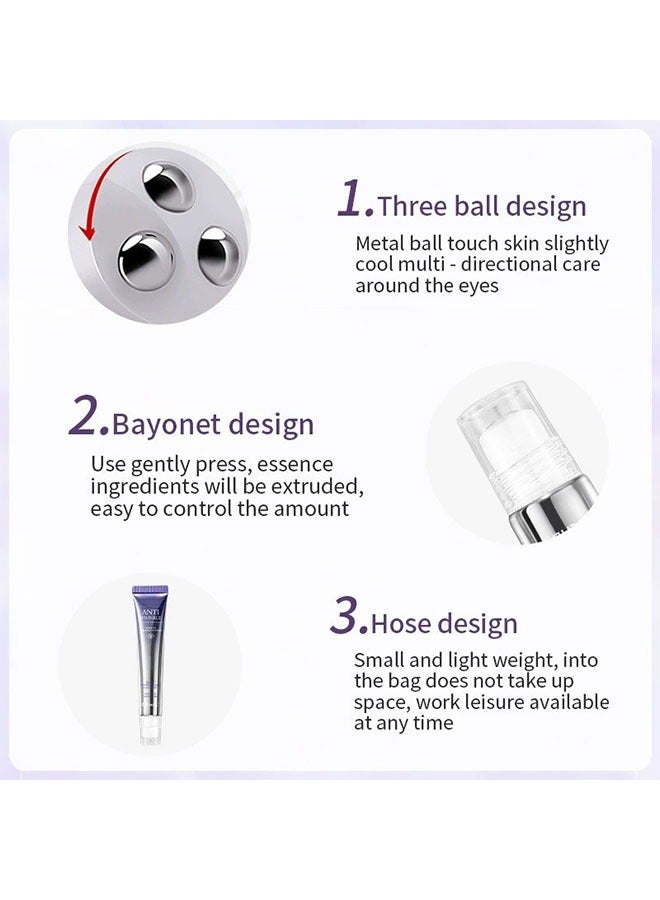 اوكيل كريم العين السريع المضاد للتجاعيد 20G ، كريم تجانس مضاد للتجاعيد ، تدليك العين ، وتخفيف الخطوط الدقيقة ، والحد من الهالات السوداء كريم العين ، وتشديد انتفاخ العين ، وتحسين مرونة كريم العين - Image 5