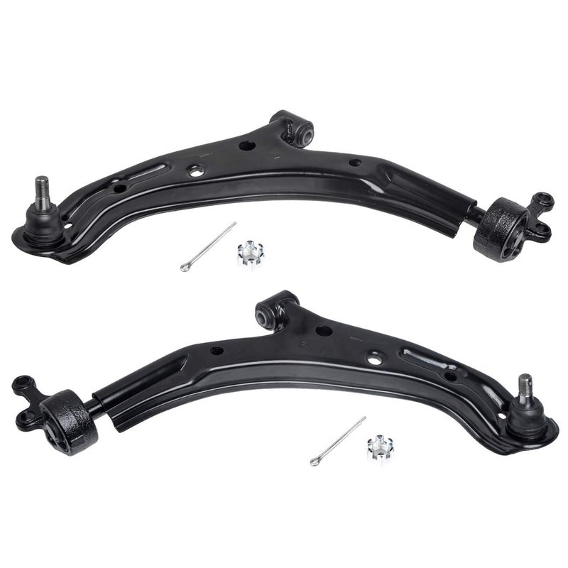 TUCAREST 2Pcs K620358 K620359 Left Right Front Lower Control Arm and Ball Joint Assembly Compatible With 00 01 02 03 04 05 06 Nissan Sentra 0102 Fits 18L and 20L Driver Passenger Side Suspension
