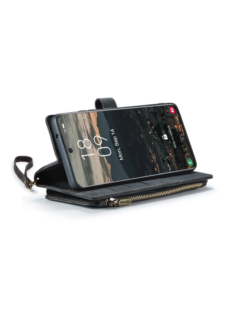 Suteni Flip Cover Leather Protective Case for Samsung Mobile Phone - Image 2