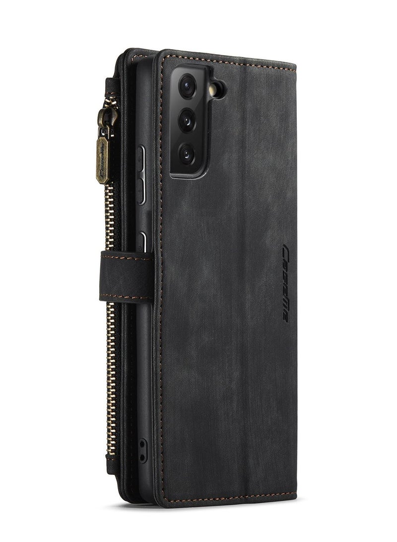 Suteni Flip Cover Leather Protective Case for Samsung Mobile Phone - Image 1