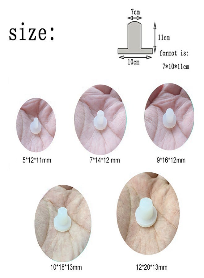 5 PCS Conical Silicone Belly Button Shaper - Image 2