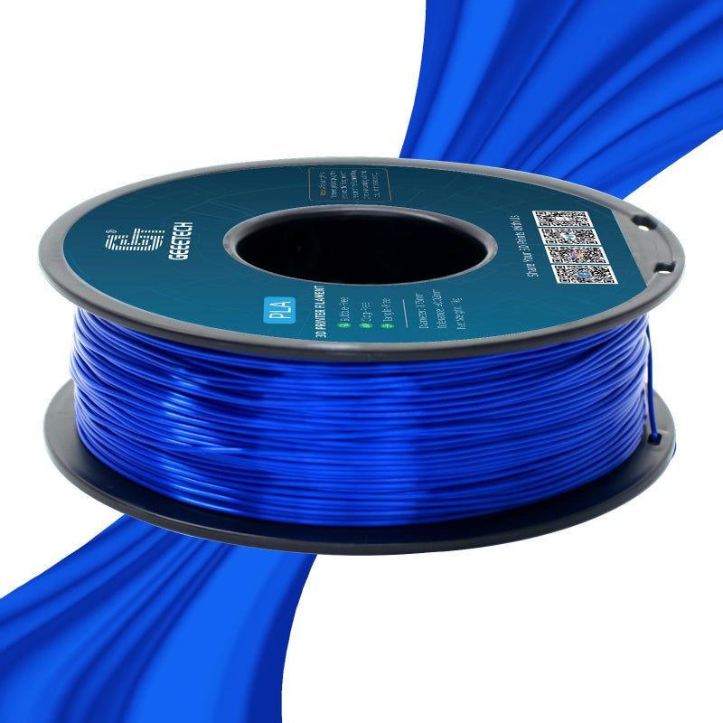 Geeetech Metal Shine Filament 1.75mm for 3D Printer, Silk PLA 1kg (2.2lbs) Spool, Metallic Royal Blue 3D Printing Filament, Dimensional Accuracy +/- 0.02 mm - Image 5