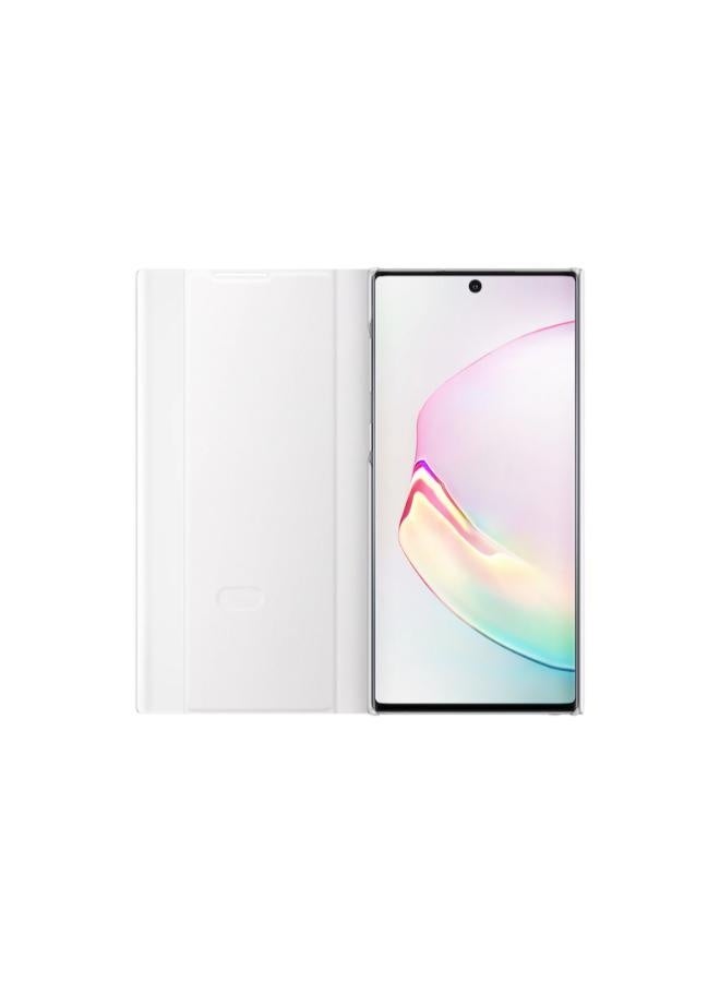 Samsung Galaxy Note 10 +Clear View Cover - White - Image 2