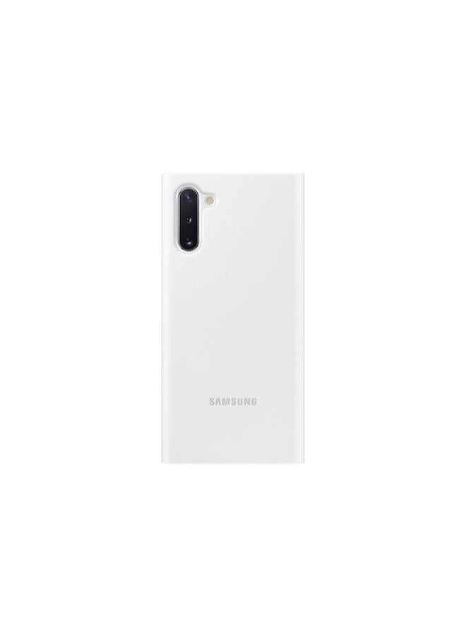 Samsung Galaxy Note 10 +Clear View Cover - White - Image 1