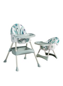 Perfii Baby High Chair for Toddlers Foldable Feeding Chair Adjustable Backrest Baby Highchair with Double Removable Tray  - Image 1