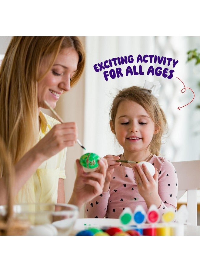 Dan&Darci Easter Egg Squishy Painting Kit - Arts & Crafts for Girls and Boys - Kids Art Activities - Craft Gift for Kid Ages 6 7 8 9 10 Year Old Girl Gifts - Decorate 6 Slow Rising Squishies with Paint - Image 5