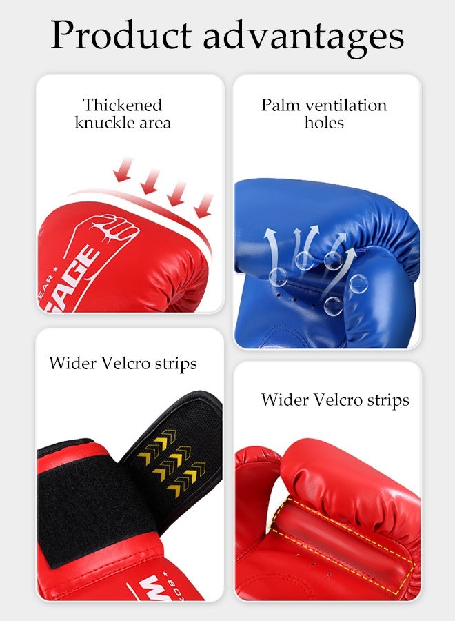 DUNISO Boxing Gloves And Pads Set，Professional Boxing Training Gloves,With Boxing Gloves, Foot Targets And Hand Targets，Breathable And Wear Resistant，Suitable For Adult Use - Image 3