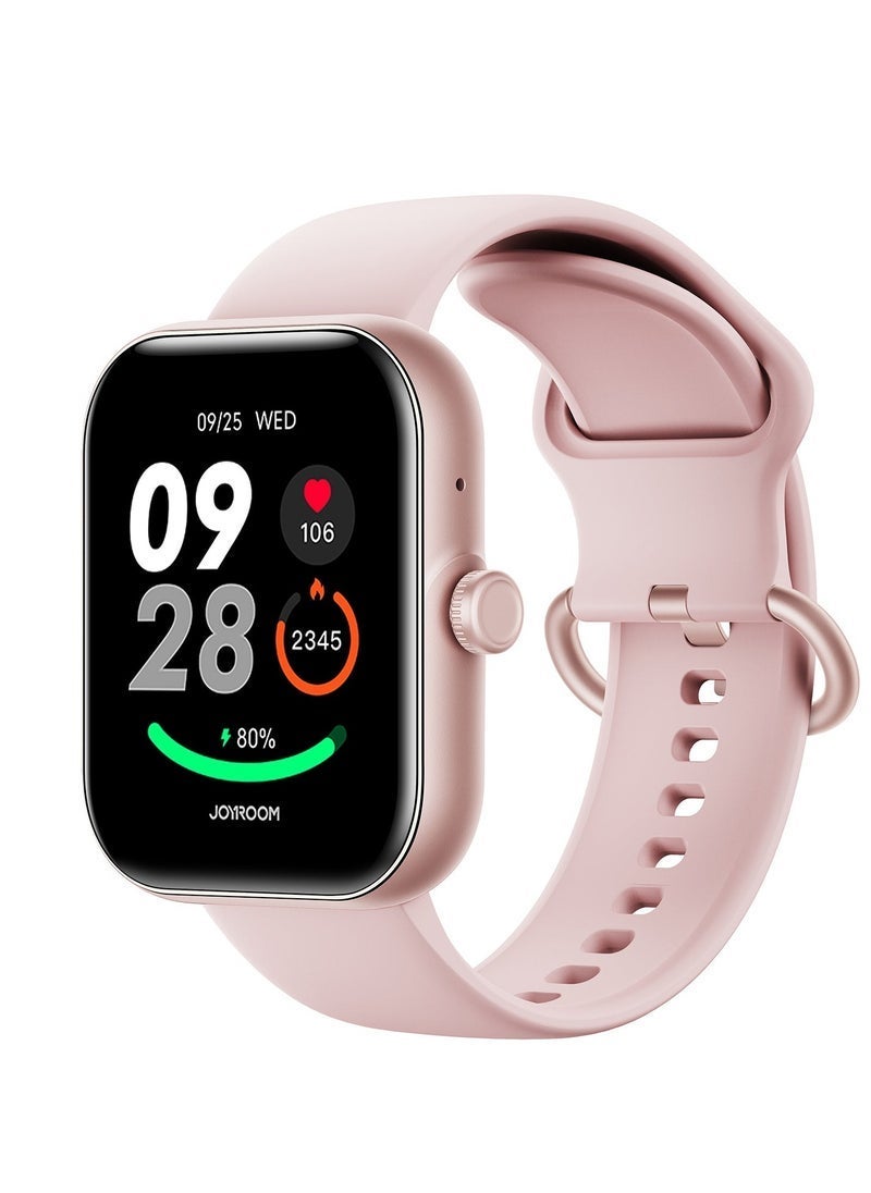 TIGER JR-FT5 Plus Smart Watch – Answer and Make Calls, Bluetooth Connectivity, Fitness Tracker, Heart Rate Monitor, Waterproof, Touchscreen, Compatible with Android & iOS – Stylish, Sleek Design for Daily Use - Image 1