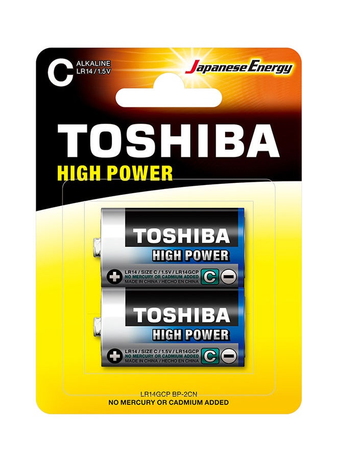 Toshiba - High Power LR 14 C Battery 2 Pieces - Image 1
