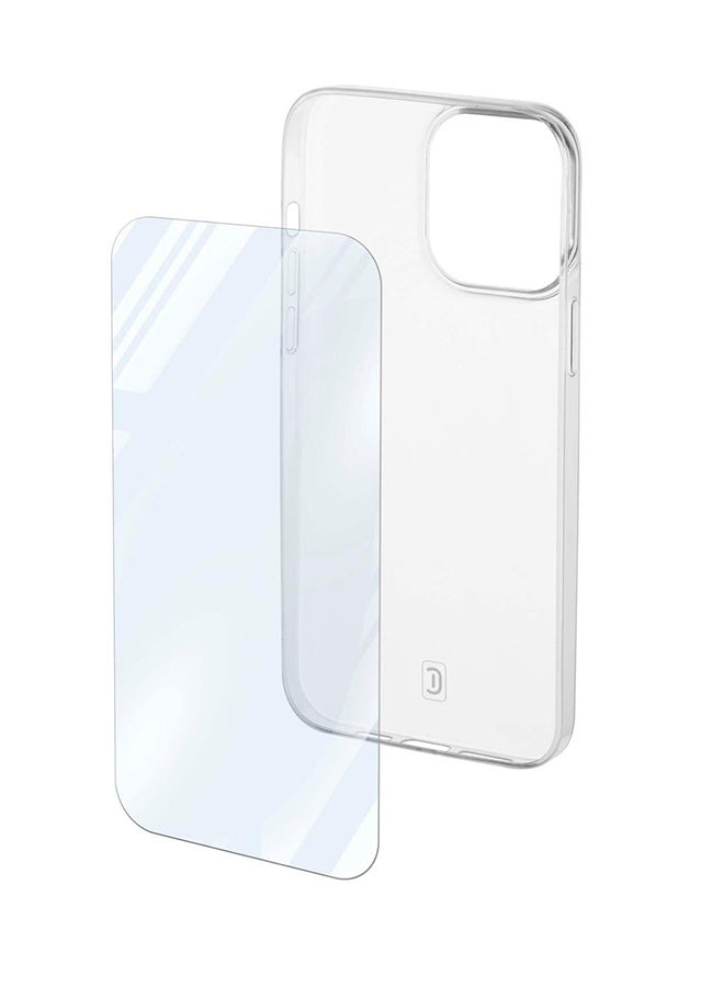 cellular line KIT CASE  GLASS IPHONE 15 PRO MAX TRAN