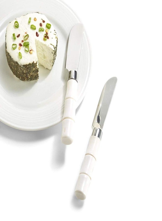 توز كومباني طقم هامبتون من قطعتين من مفرش العجين المصنوع من الخيزران الصناعي من تووز كومباني، في علبة هدايا، قياسي، أبيض - Image 1