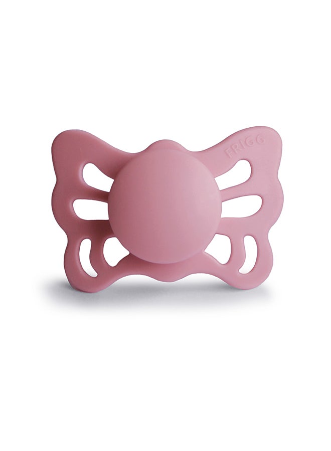 FRIGG Butterfly Anatomical Silicone Baby Pacifier 0-6M 1-Pack Cedar - Size 1