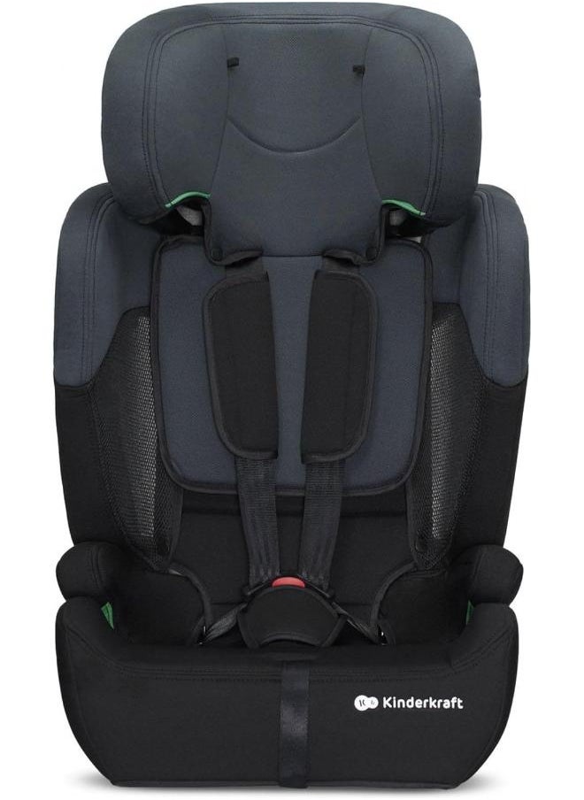 Kinderkraft - Car Seat Comfort Up, I - Size Booster Child Seat, With 5 Point Harness, Adjustable Headrest, For Toddlers , Infant, Group 1/2/3, 9 - 36 Kg, Up To 12 Years, Black - Image 1