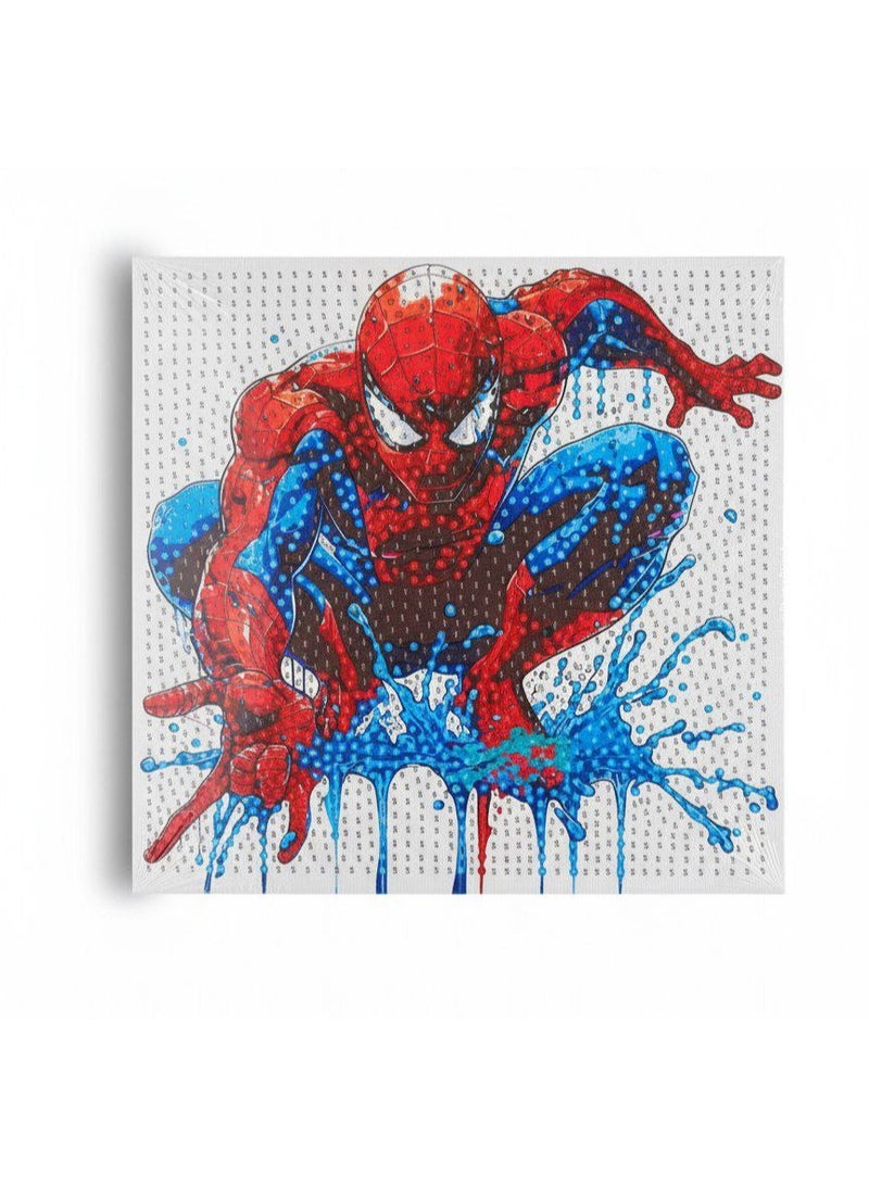 Diamond Build awesome characters using shiny diamond pieces. Puzzle, craft, and shine! 20 X 20 cm (Multi-shaped and colorful) (for boys) - Image 1