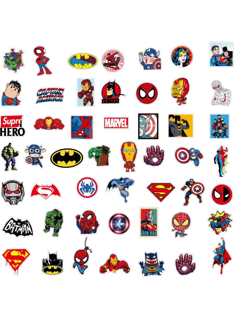 50 PCS Astronaut Stickers,Cute Funny MARVEL and DC Super Hero Stickers for Water Bottles Laptop  - Image 3