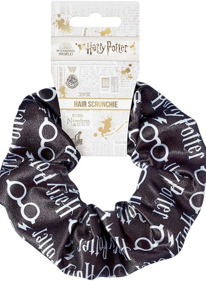 Harry Potter Official Harry Potter Logo Hair Scrunchie by The Carat Shop - Image 1