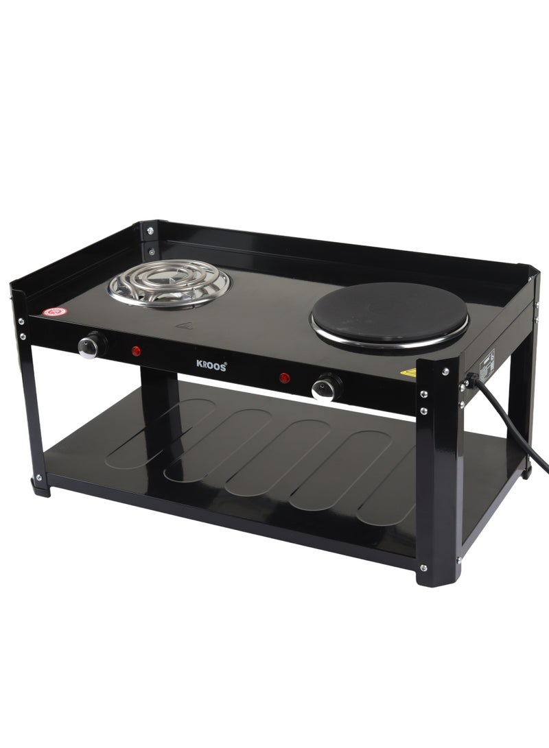 كروس منقل كهربائي عين وسخان تحكم فى درجات الحرارة وتحكم فى التشغيل بقدره 2500 واط - Image 2