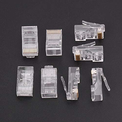 Bestol Wholesale 100pcs RJ48 RJ-48 Modular Plug Stranded 10P10C Round Cable Connector - Image 5