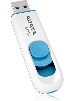 ADATA C008 16 GB USB Memory Stick White - Blue  - Image 2