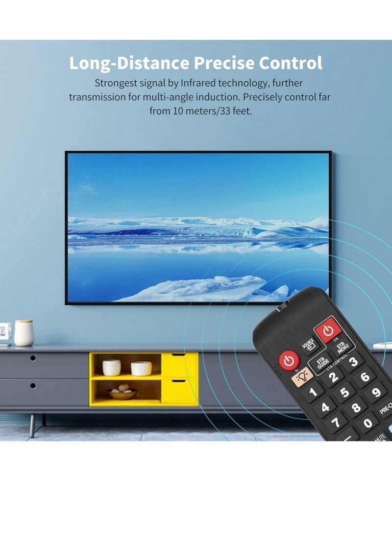 BLUMENiT Universal Remote Control for Samsung TV, Samsung Smart TV Remote Control, All Samsung LCD LED QLED SUHD UHD HDTV 3D with battery - Image 2