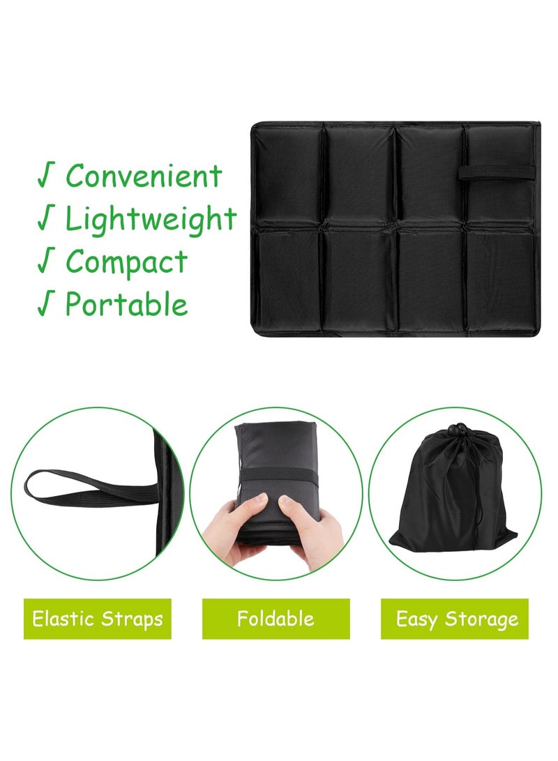 Relex Pack of 2 Outdoor Seat Cushion, Foldable Seat Cushion with Carry Bag, Waterproof Thermal Seat Cushion, Foldable, Stadium Seat Cushion, Seat Cushion, Hiking for On the Go and Travel, Hiking, Camping - Image 5