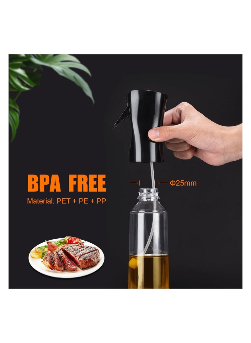High Quality Kitchen Oil Kitchen Spray 300ml, Cooking Oil Spray for Fryer Without Oil, Air Fryer Accessories, Black  - Image 5
