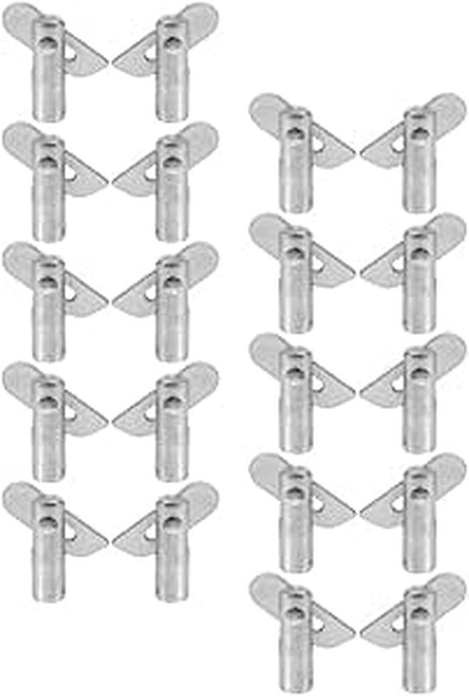 20pcs Galvanized Steel Scaffolding Locking Pins Heavy Duty Connector 12mmx45mm - Image 1