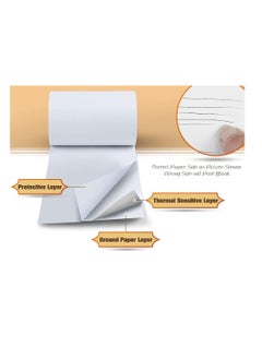 ECVV POS Receipt Thermal Paper 80x80mm, 50 Rolls/Pack Premium Cash Register Applicable To Bank Queues, Hospitals, Hotels, Restaurants, Supermarkets, Convenience Stores  - Image 2