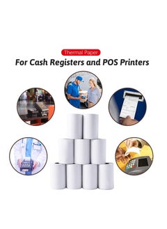 ECVV POS Receipt Thermal Paper 80x80mm, 50 Rolls/Pack Premium Cash Register Applicable To Bank Queues, Hospitals, Hotels, Restaurants, Supermarkets, Convenience Stores  - Image 3