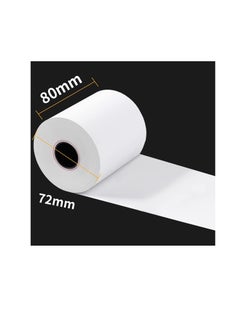 ECVV POS Receipt Thermal Paper 80x80mm, 50 Rolls/Pack Premium Cash Register Applicable To Bank Queues, Hospitals, Hotels, Restaurants, Supermarkets, Convenience Stores  - Image 5