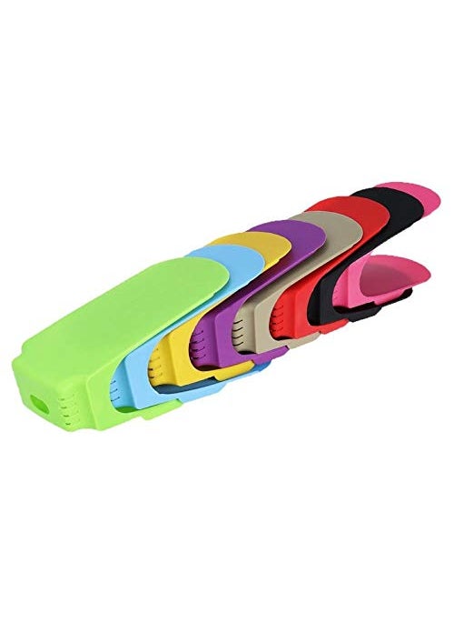 ENEI 365 ; Serve to Excellence ENEI 365 Serve to Excellence Adjustable Shoe Sandals Footwear Organizer Space Saver Rack Multicolored pack of 4  - Image 2