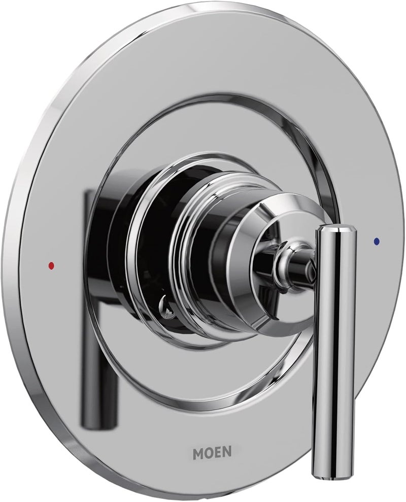 MOEN Gibson Chrome Posi-Temp Pressure-Balancing Modern Valve Handle Only Trim, Valve Required, T2901 - Image 1