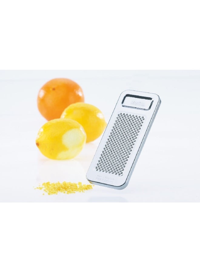 GEFU Retaro High Grade Stainless Steel Lemon and Spice Grater Silver 12.8 x 0.83 x 5.4 cm 10400 - Image 3