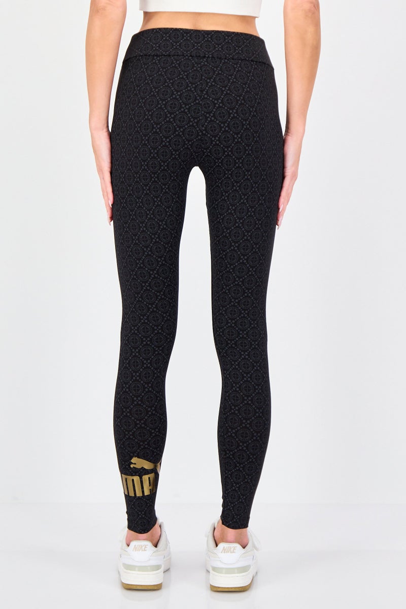 PUMA Women Sportswear Fit Training Leggings, Black - Image 3