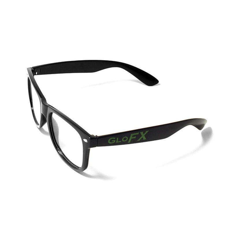 GloFX Ultimate Heart Diffraction Glasses - 3D Rainbow Hearts Effect with Black Frames - Great Festival, Concert, and Rave Accessory - Image 4