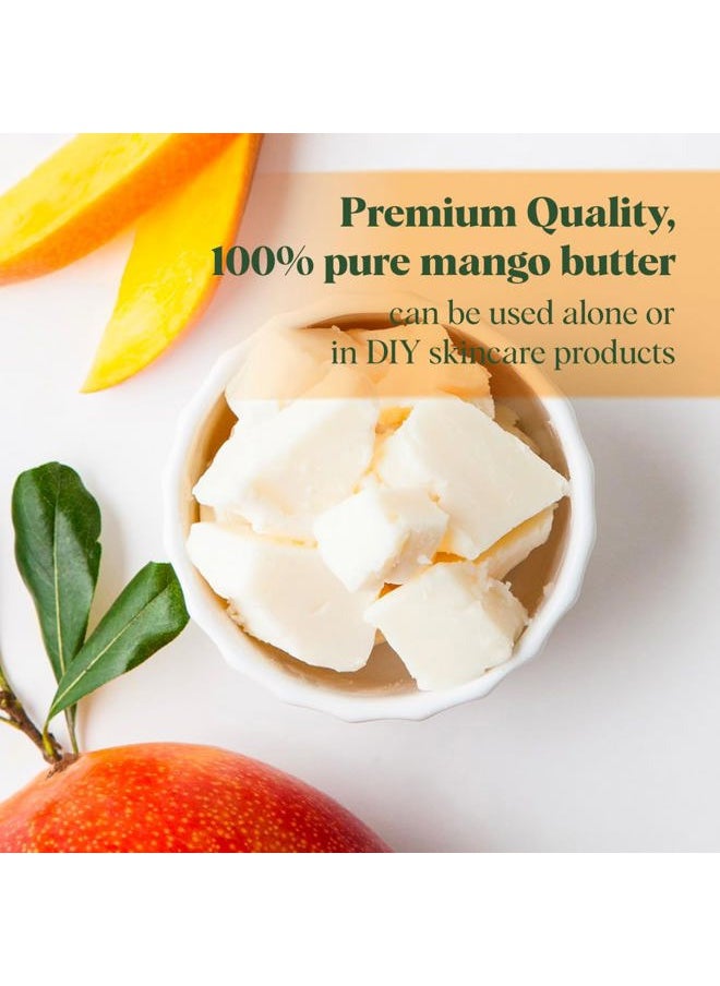 Goldfinger Unrefined Organic Mango Butter 2 lb (Each In 1lb Bags) Raw, Natural, Pure, Use Alone or in DIY Whipped Body Butters, Soap base, Lotions, Lip Balms, Hair Masks  - Image 4