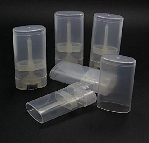 tupwel 15ML Transparent Empty Plastic Oval Deodorant Containers Lipstick Tubes Tube Bottles For Chapstick Homemade Lip Balm Crayon(10PCS) - Image 4